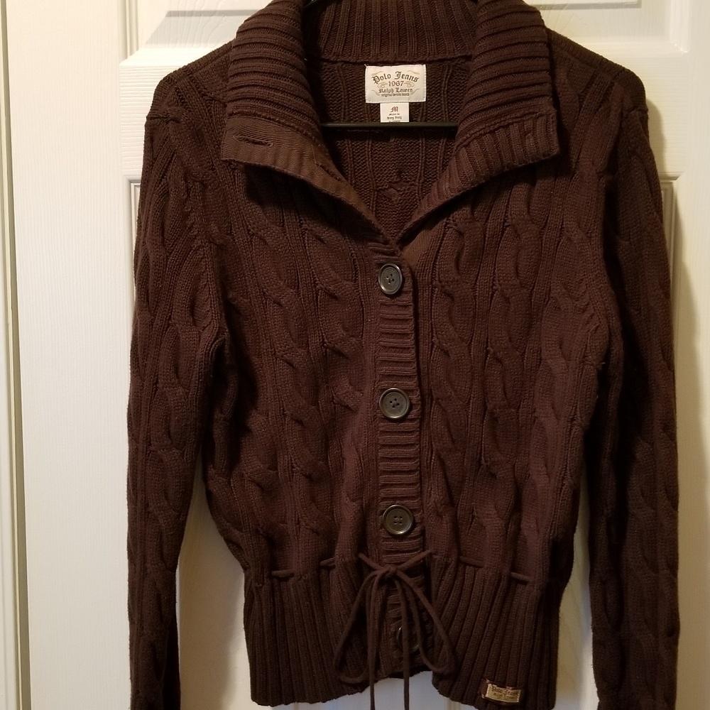 Ralph Lauren Cardigan Knit Sweater